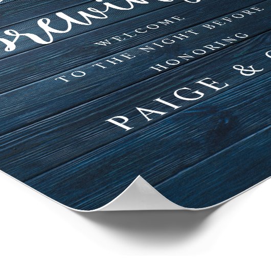 Liebe ist brauen, Hochzeit Probe Abendessen, rusti Poster (Ecke)