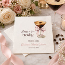 Liebe ist Brauen Pink Bow Coffee Brautparty