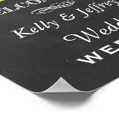 Liebe ist Brauerei Hochzeitszeichen Poster (Ecke)