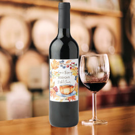 Liebe ist Braufall Brautparty bevorzugt Weinetikett