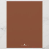 Liebe ist Brautparty-Kaffee brauen Flyer (Hinten)