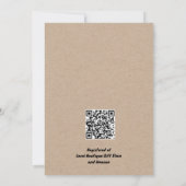 Liebe ist Break Coffee Theme Couple Dusche Brunch Einladung (Rückseite)