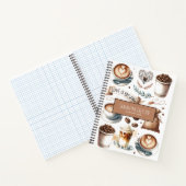 Liebe ist Brechen Kaffee Lover Niedlich Notizblock (Innenseite)