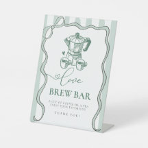 Liebe ist Brechen Modernes Kaffee Brautparty