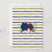 Liebe ist Brewing Blue Brautparty Kaffee Party Einladung (Rückseite)