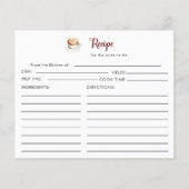 Liebe ist Brewing Brautparty Rezept Card (Vorderseite)