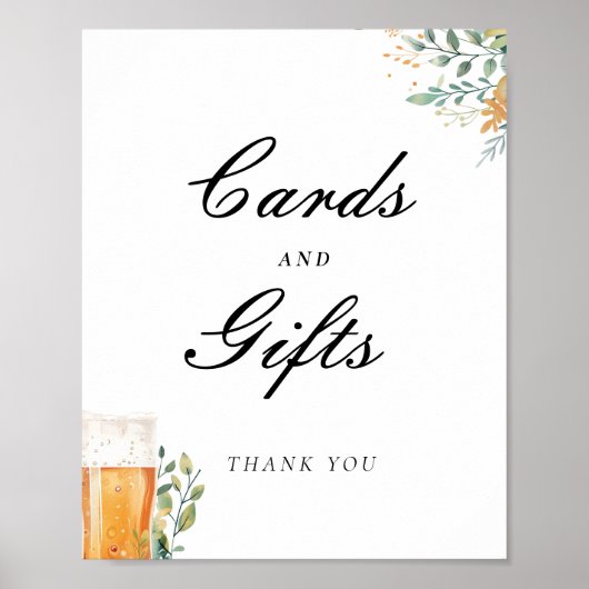 Liebe ist Brewing Cards Geschenke Brautparty-Zeich Poster (Vorne)