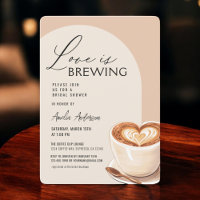 Liebe ist Brewing Coffee Brautparty Café