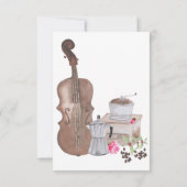 Liebe ist Brewing, Kaffeemaschine Dusche Einladung (Rückseite)