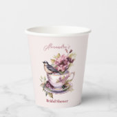 Liebe ist Brewing Tee Party Brautparty Pappbecher (Vorderseite)