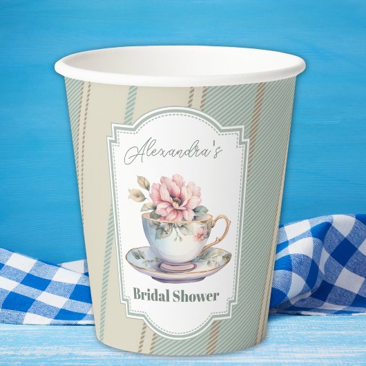 Liebe ist Brewing Tee Party Brautparty Pappbecher