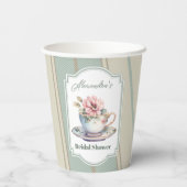 Liebe ist Brewing Tee Party Brautparty Pappbecher (Rückseite)