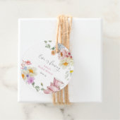 Liebe ist Brewing Wildblume Tee Brautparty Geschenkanhänger (Beispiel)