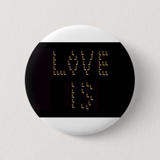 Liebe ist button (Vorderseite)