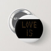 Liebe ist button (Vorne & Hinten)