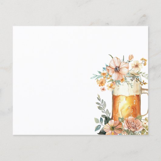 Liebe ist das Brechen Blumenzwiebeln Brautparty Re (Rückseite)