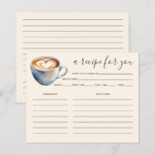 Liebe ist das Brechen Coffee Brautparty Rezept Car (Vorne/Hinten)