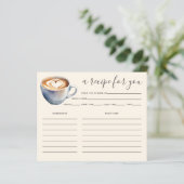 Liebe ist das Brechen Coffee Brautparty Rezept Car (Stehend Vorderseite)