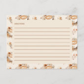 Liebe ist das Brechen Coffee Brautparty Rezept Car Postkarte (Rückseite)