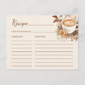 Liebe ist das Brechen Coffee Brautparty Rezept Car Postkarte (Vorderseite)