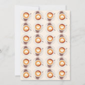 Liebe ist das Brechen Coffee Cup Herz-Brautparty Einladung (Rückseite)