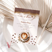 Liebe ist das Brechen Coffee Lovers Brautparty Ein Einladung
