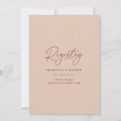 Liebe ist das Brechen Coffee Pampas Brautparty Einladung (Rückseite)