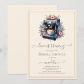 Liebe ist das Brechen des Brautparty der Kaffeemas Einladung (Vorne/Hinten)