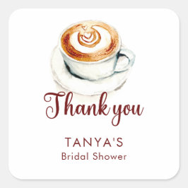 Liebe ist das Brechen des  Brautparty Quadratischer Aufkleber