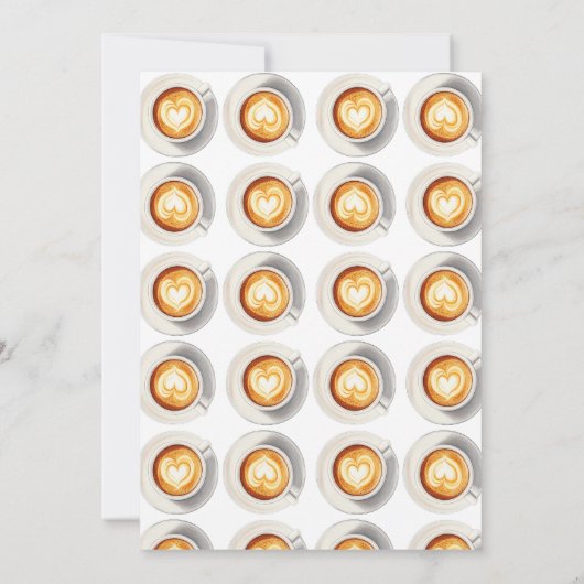 Liebe ist das Brechen des Kaffee-Cup-Brautparty Einladung (Rückseite)