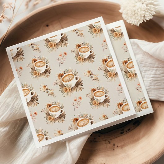 Liebe ist das Brechen des Kaffeefallen Brautparty Serviette