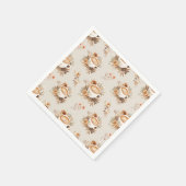 Liebe ist das Brechen des Kaffeefallen Brautparty Serviette (Ecke)