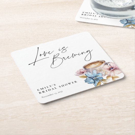 Liebe ist das Brechen von Brautparty Rechteckiger Pappuntersetzer (angewinkelt)