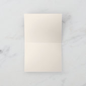 Liebe ist das Brechen von Kaffee Brautparty Dankeskarte (Innenseite)