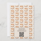 Liebe ist das Brechen von Kaffee Brautparty Einladung (Rückseite)