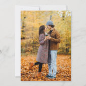 Liebe ist das Brechen von Kaffee Foto Save The Date (Rückseite)