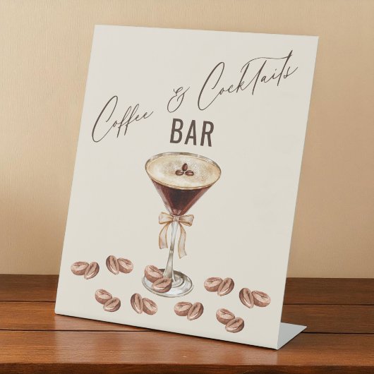 Liebe ist das Brechen von Kaffee und Cocktails Bar Sockelschild