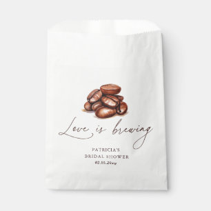 Liebe ist das Brechen von Kaffeebohnen Brautparty Geschenktütchen