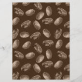 Liebe ist das Brechen von Kaffeebohnen Party Menükarte (Rückseite)