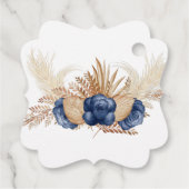 Liebe ist das Brennen von duftigen Blumen und Pamp Geschenkanhänger (Rückseite)