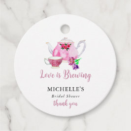 Liebe ist das Brewing Brautparty Tee Party Geschenkanhänger