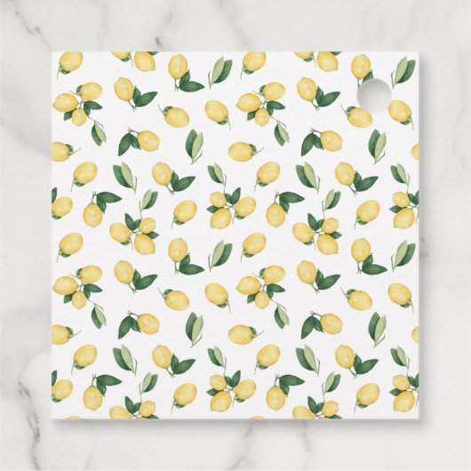 Liebe ist das Brewing Lemons Tee Brautparty Geschenkanhänger (Rückseite)