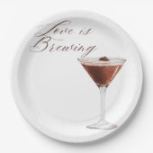 Liebe ist das Brewing Paper Plate Pappteller (Vorderseite)