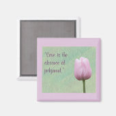 Liebe ist das Fehlen eines Urteils Magnet (Vorderseite/Rückseite)