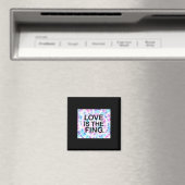 Liebe ist das Fing. Aufkleber Magnet (In Situ (Geschirrspüler))