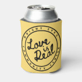 Liebe ist das reale Circle-Logo Dosenkühler (Kanne Rückseite)