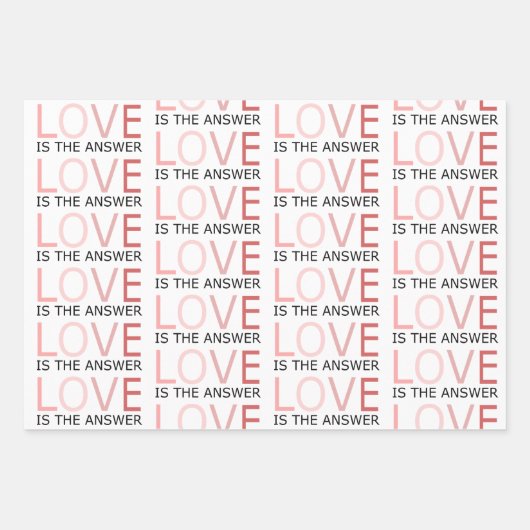 Liebe ist das Set zum Umblättern von Papierblätter Geschenkpapier Set (Vorderseite 3)