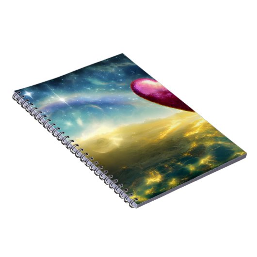 Liebe ist das Zentrum des Schöpfungsblatts Notizblock (Rechte Seite)