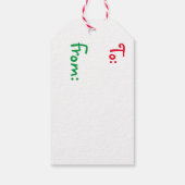 Liebe ist der Beste Zauber aller Geschenketiketten Geschenkanhänger (Rückseite)