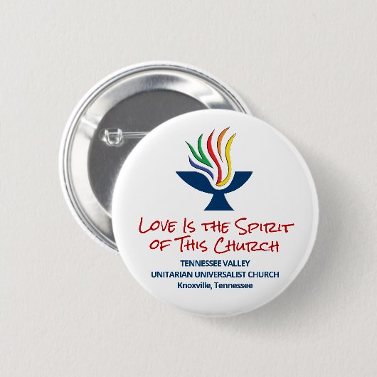 Liebe ist der Geist - TVUC Button (Vorne & Hinten)